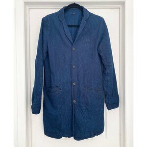 Makie Striped Blue Denim Jacket, size M/L